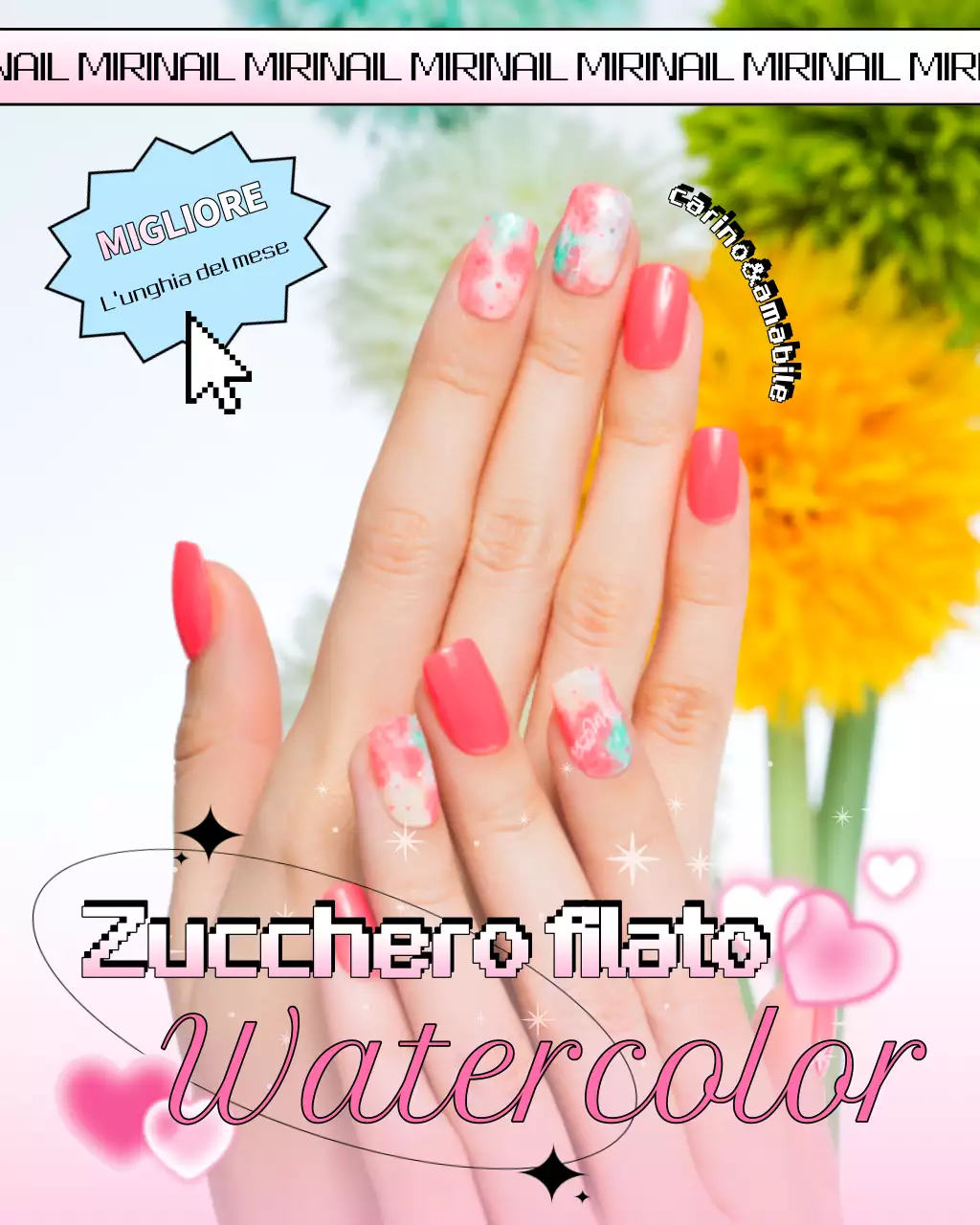Promozione Nail Art Pink Pop