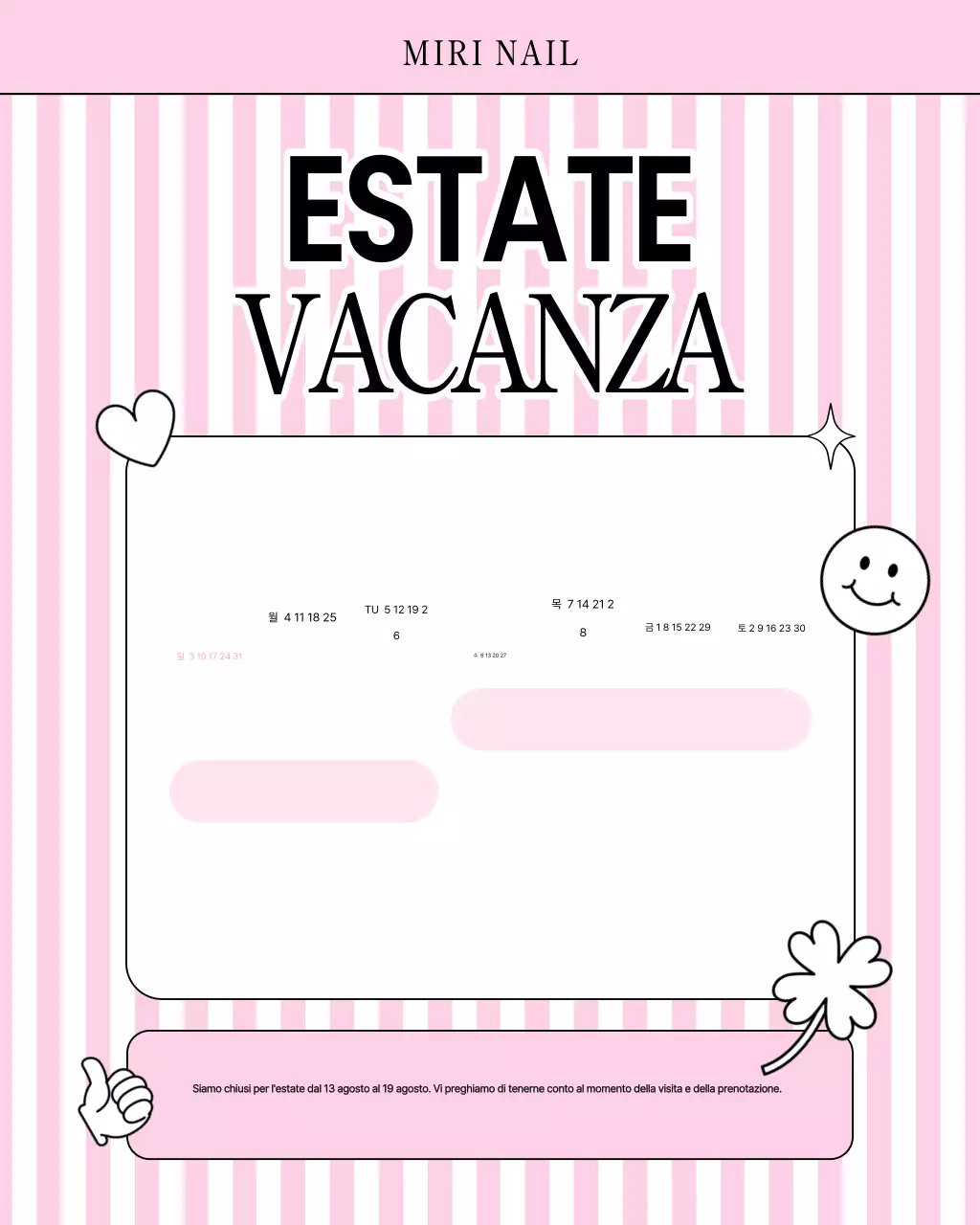 Guida semplice per le vacanze estive in rosa