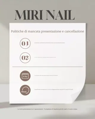 Guida alla politica di prenotazione Beige Clean