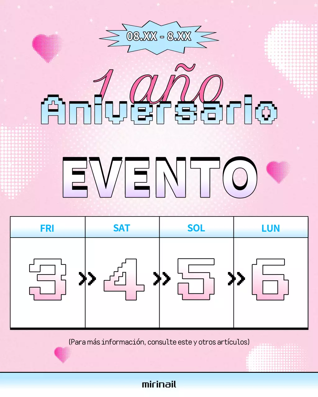 Promoción de arte de uñas pop rosa