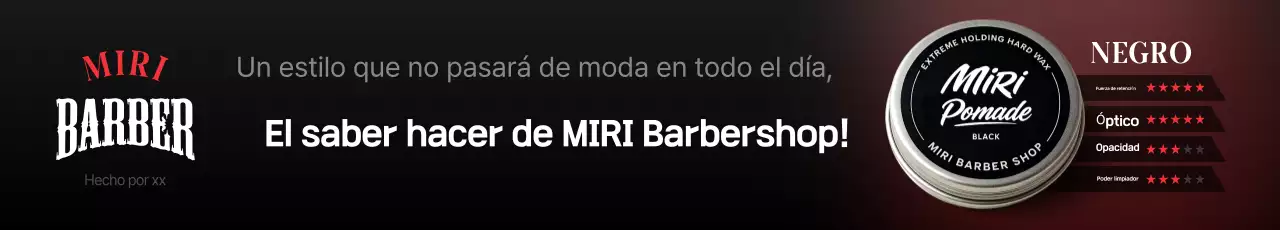 Anuncio de estilo moderno negro