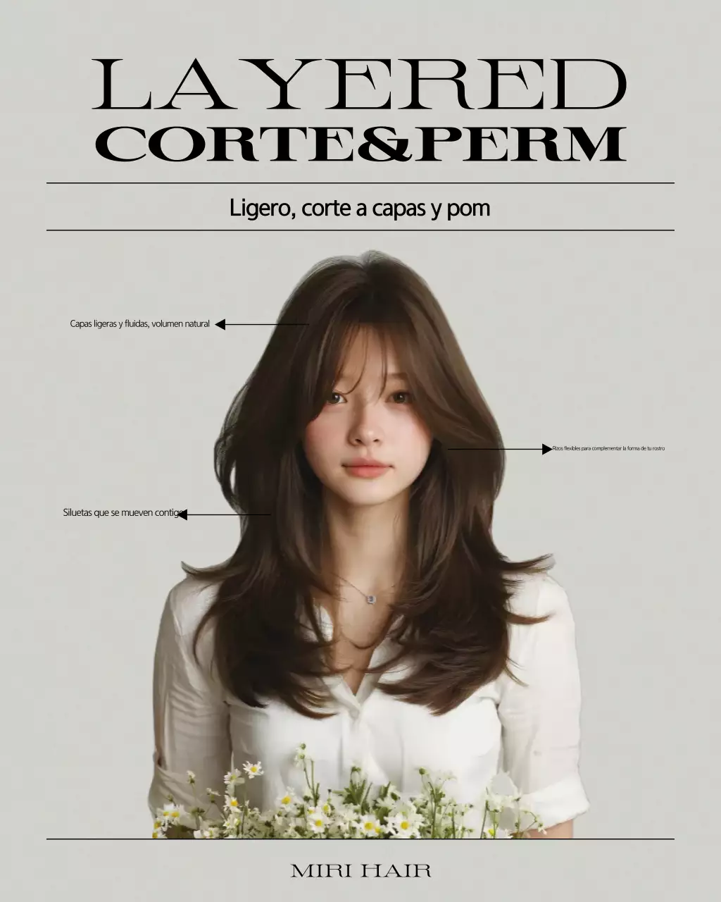 Promoción de peluquería moderna Khaki