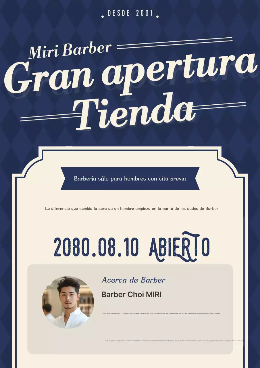 Se inaugura la barbería Navy Classic