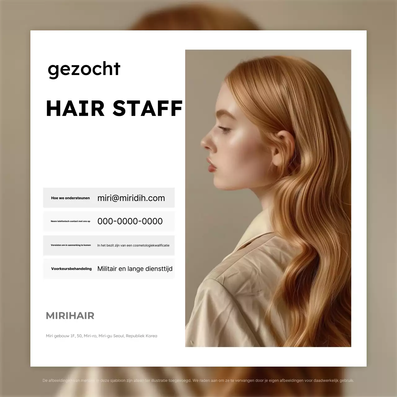 Vacature Beige Modern Beauty