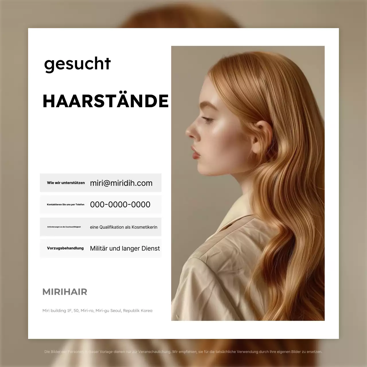 Stellenausschreibung bei Beige Modern Beauty