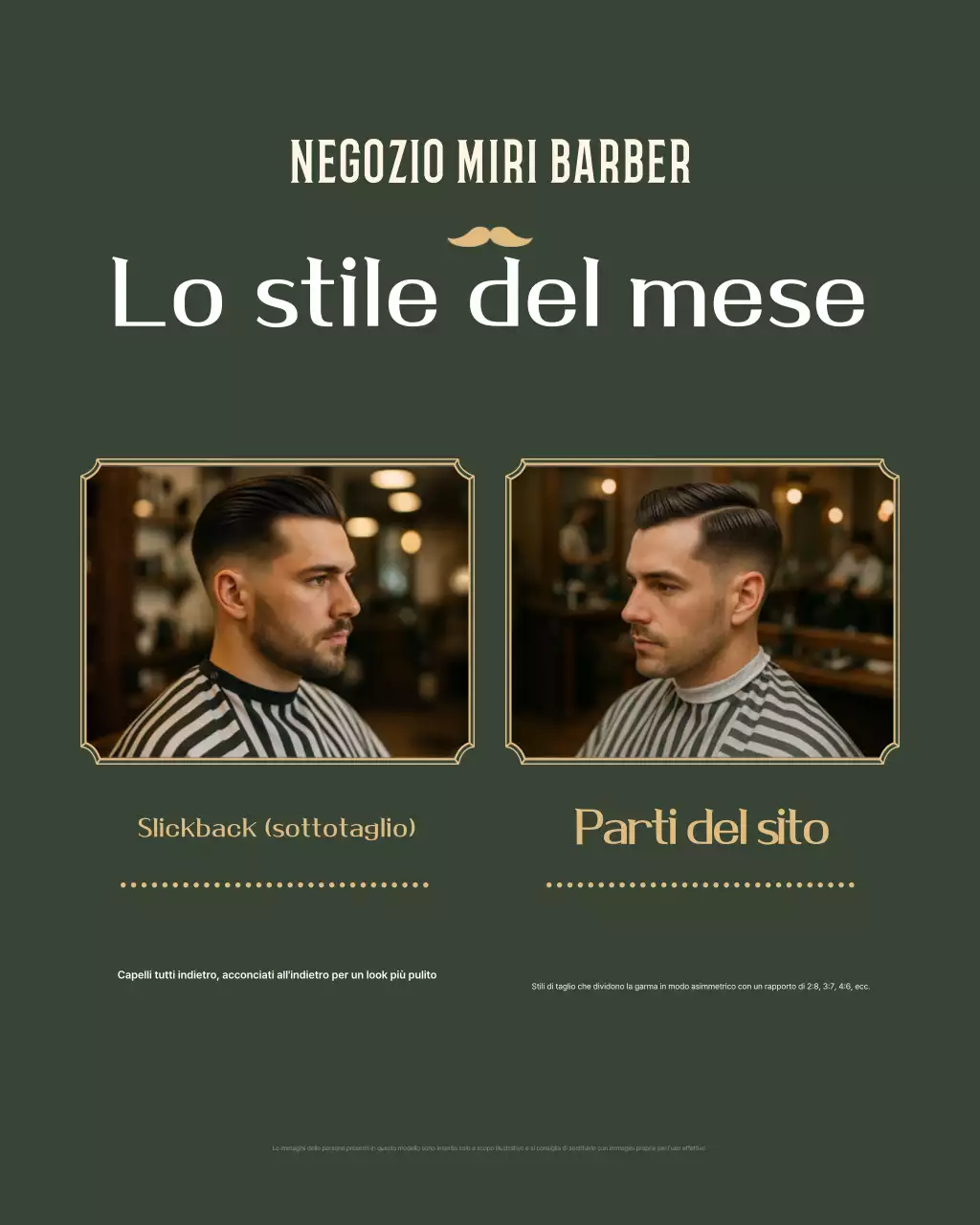 Promozione Barbershop Vintage Beige
