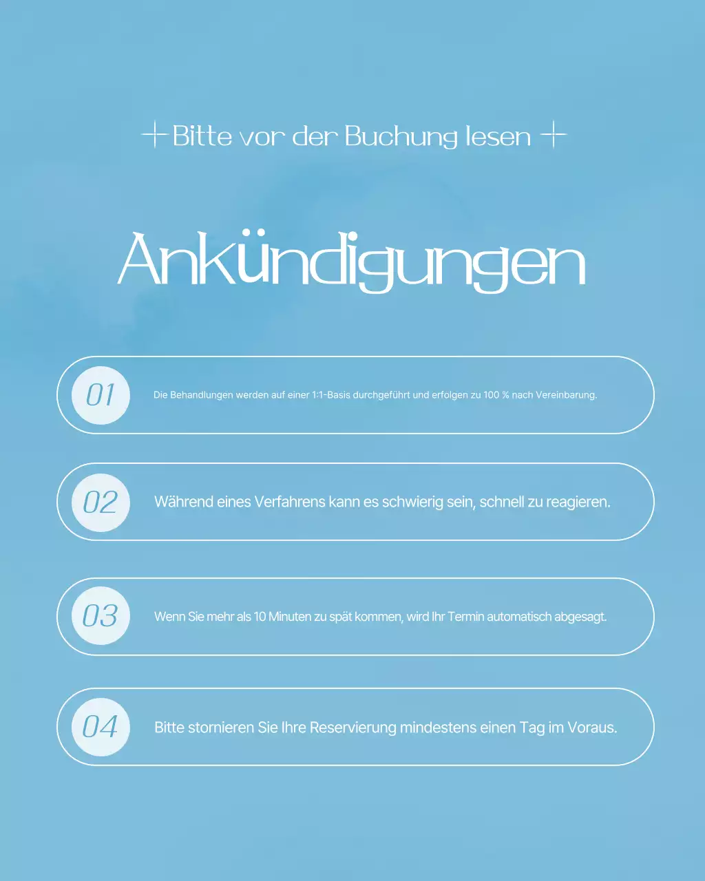 Sky Blue Modern Nail Shop-Aktion