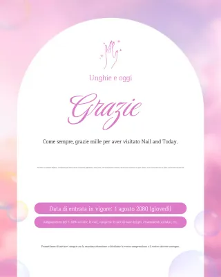 Avviso di aumento del prezzo rosa moderno