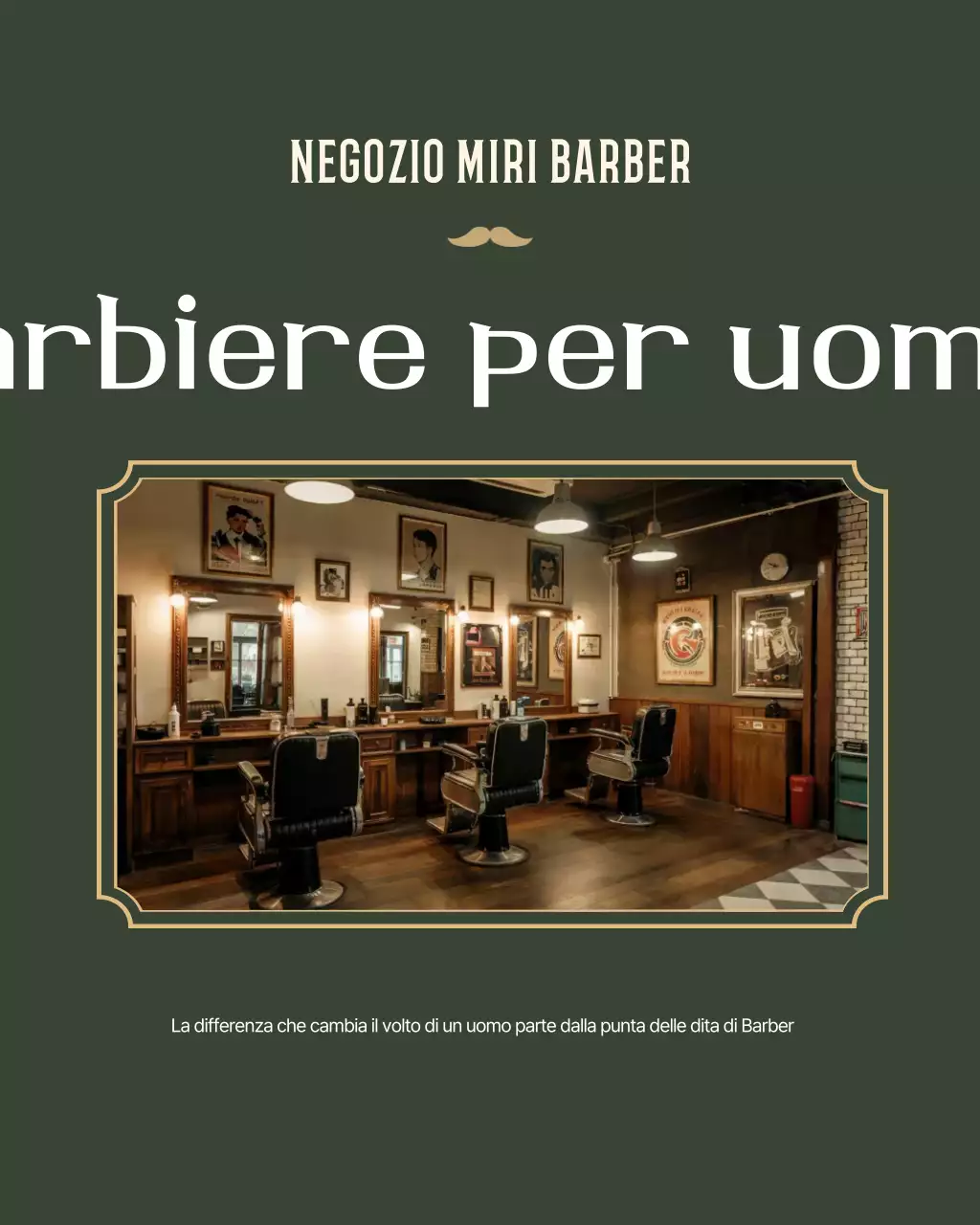 Promozione Barbershop Vintage Beige