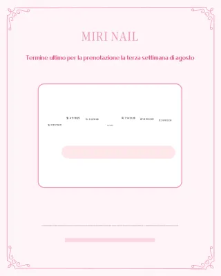 Avviso sulla guida alle prenotazioni Pink Clean