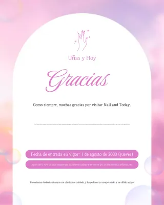 Aviso de aumento de precio de Pink Modern