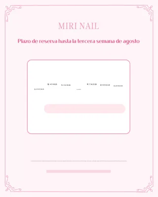 Aviso de información de reserva de Pink Clean