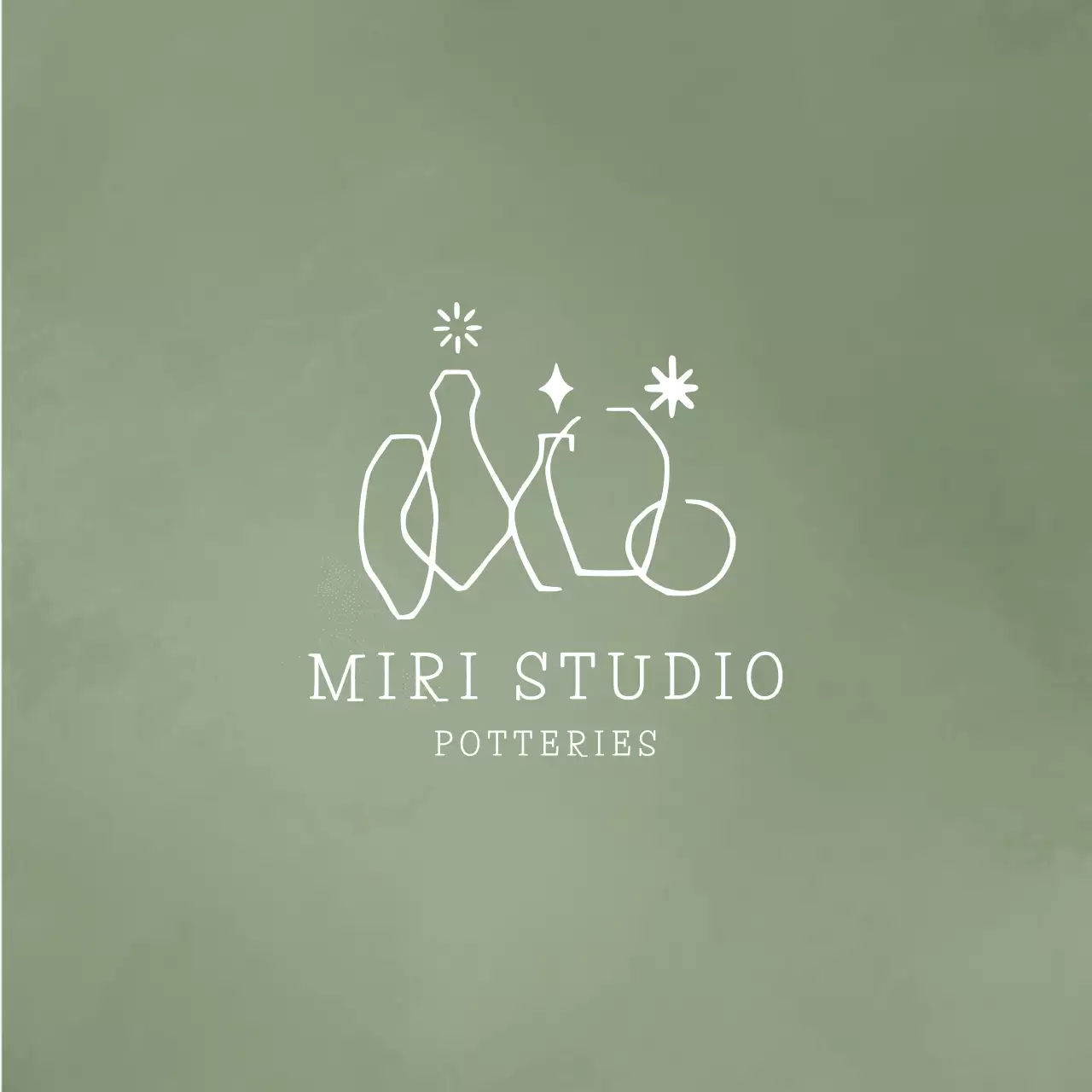 카키 심플 도자기 공방 홍보