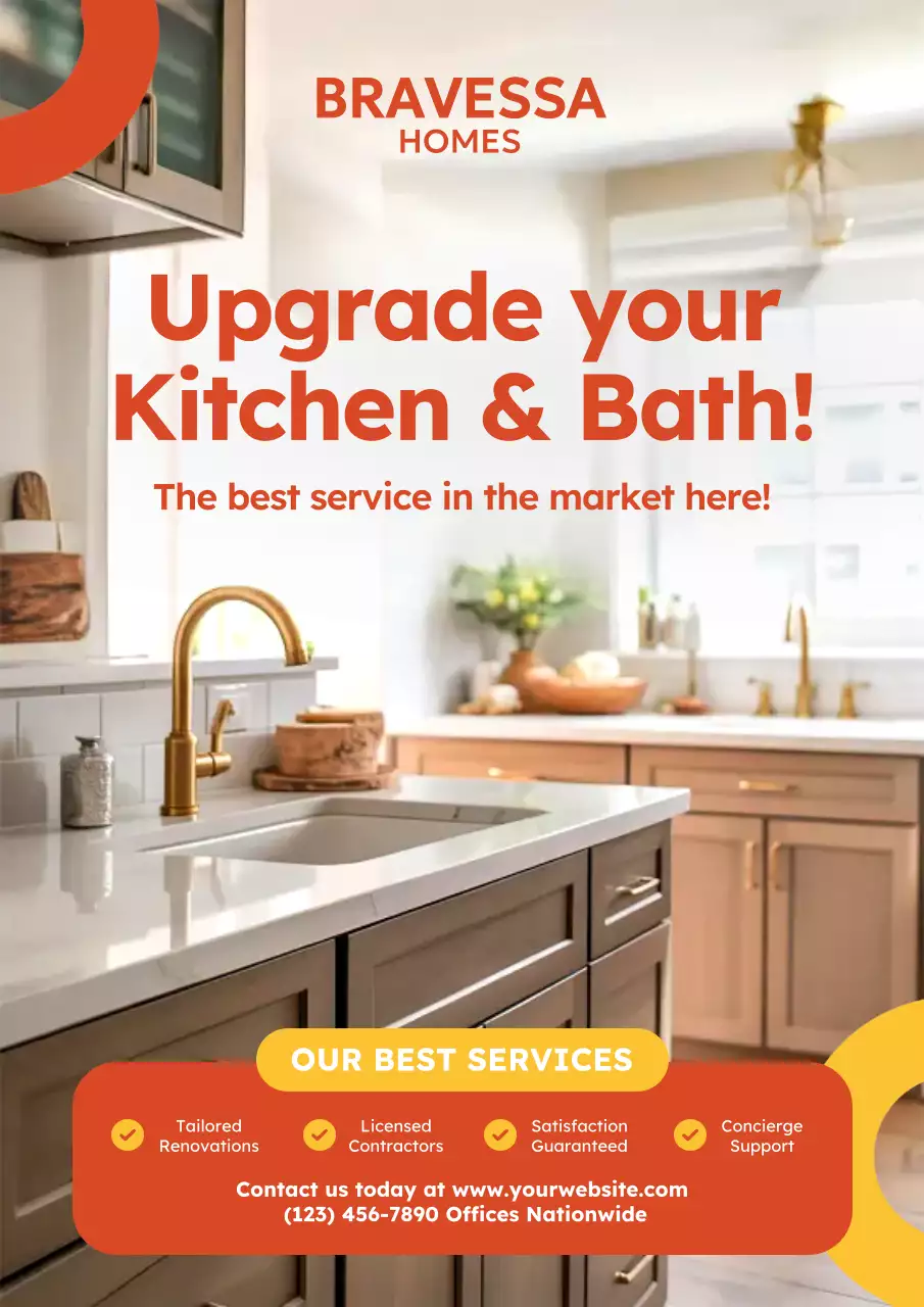 Orange Modern Renovation Promotion