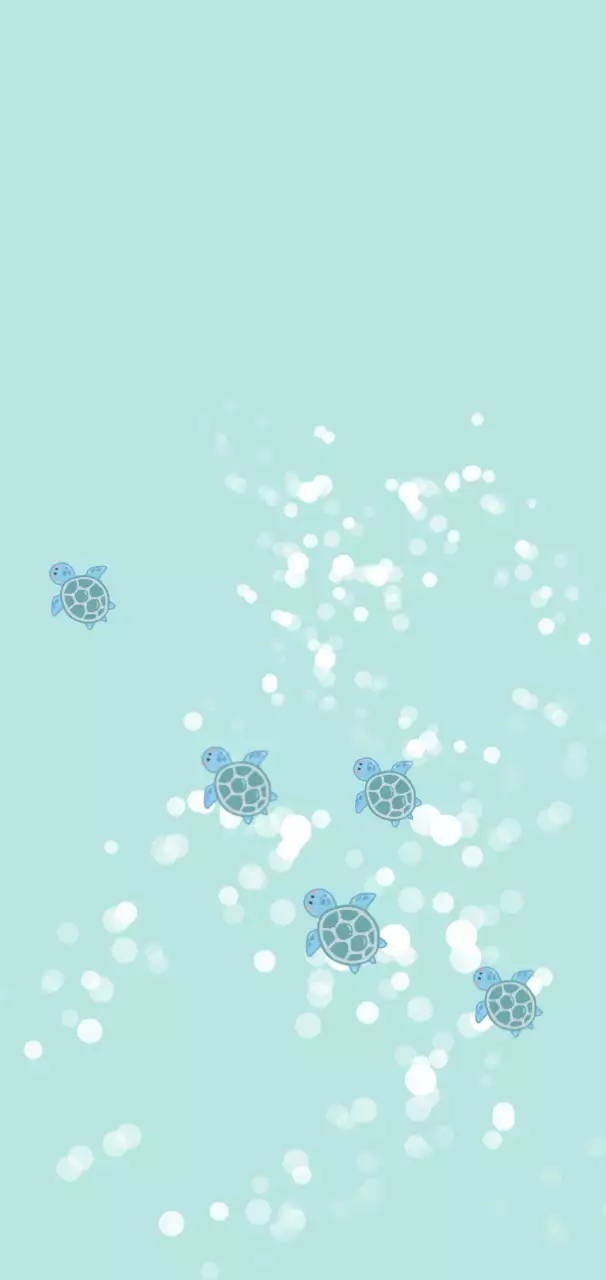 민트 심플 자연 포토프레임