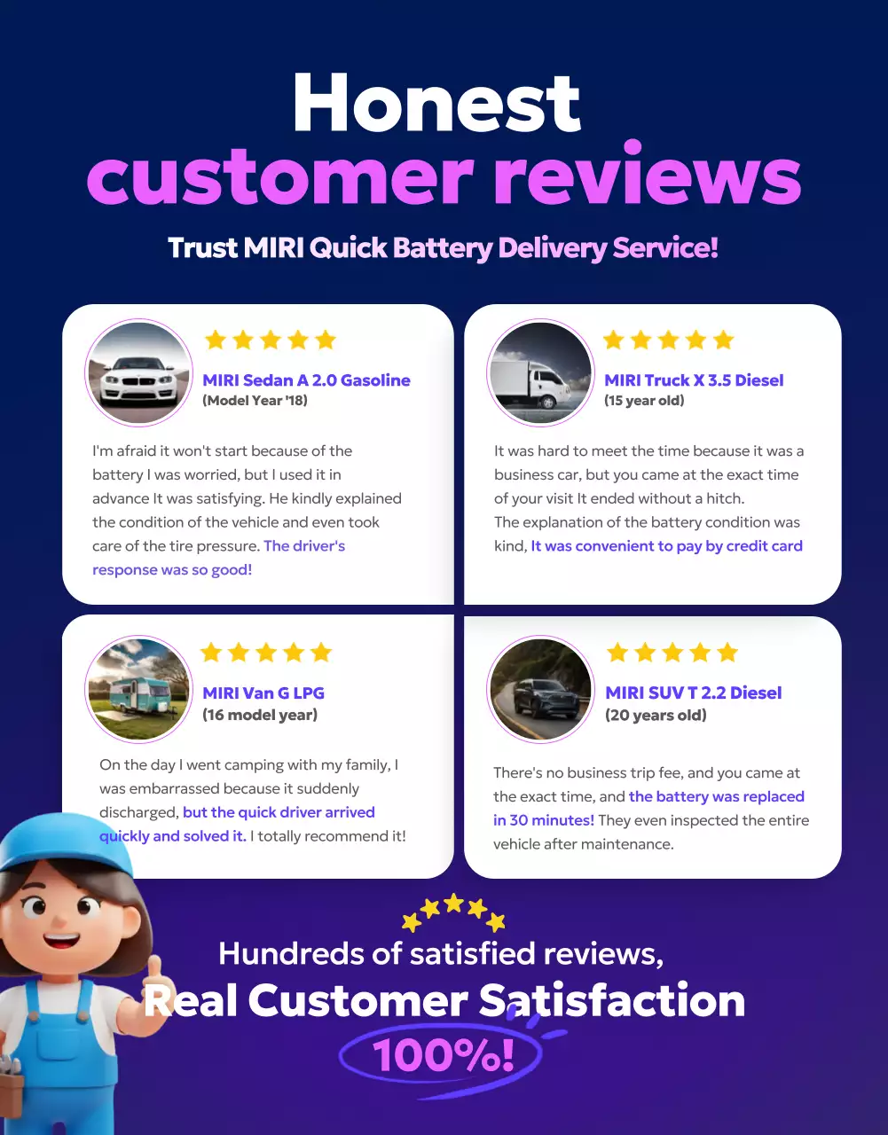 promosi otomotif modern berwarna ungu