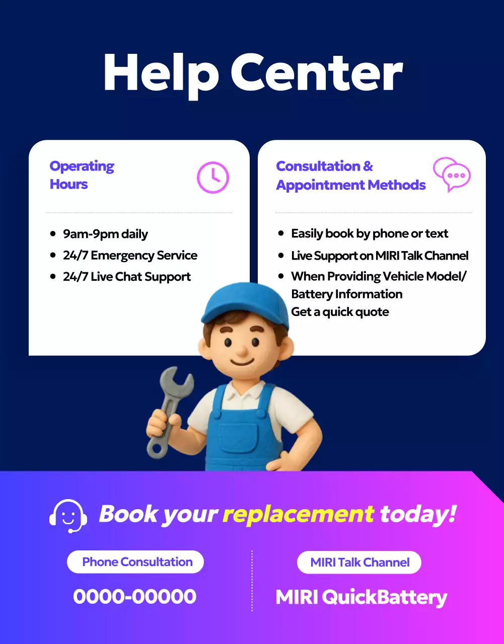 promosi otomotif modern berwarna ungu