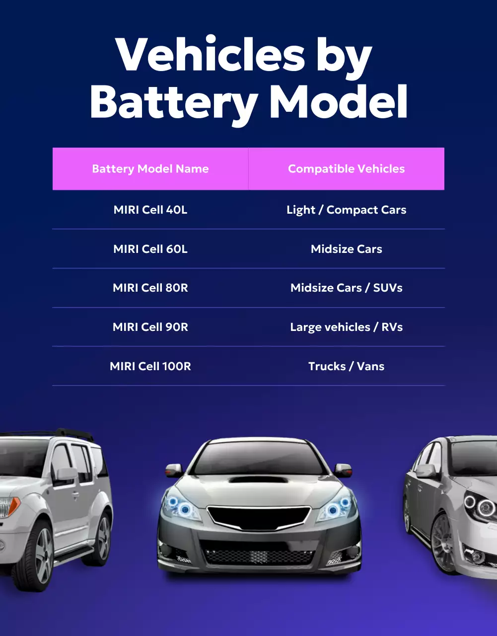 promosi otomotif modern berwarna ungu