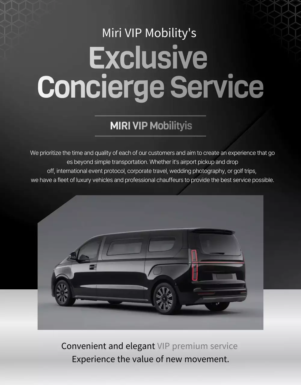 grey classy vehicle promotion