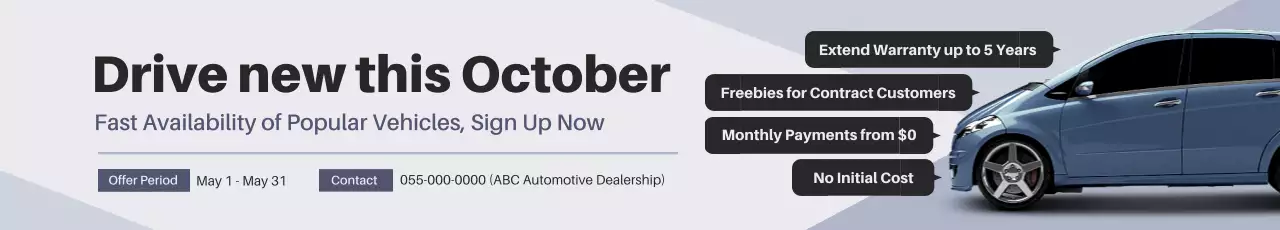 promoção automotiva moderna cinza