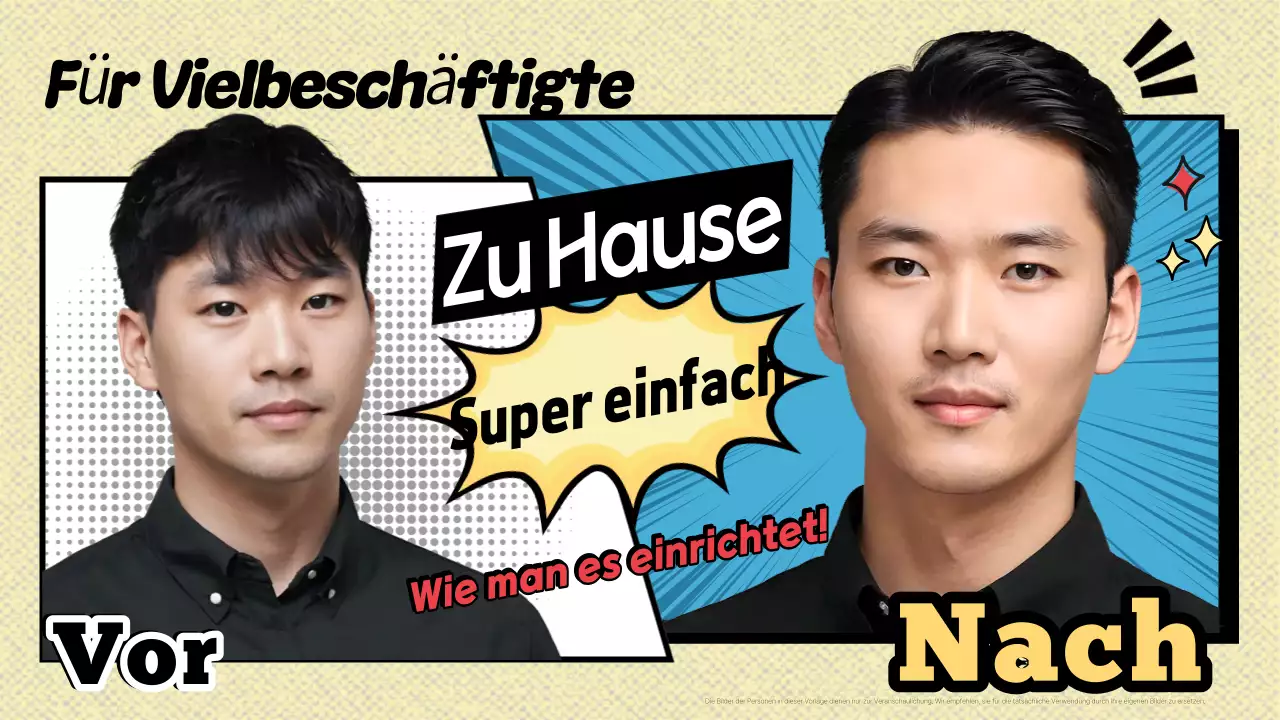 Blue Pop Styling Werbung