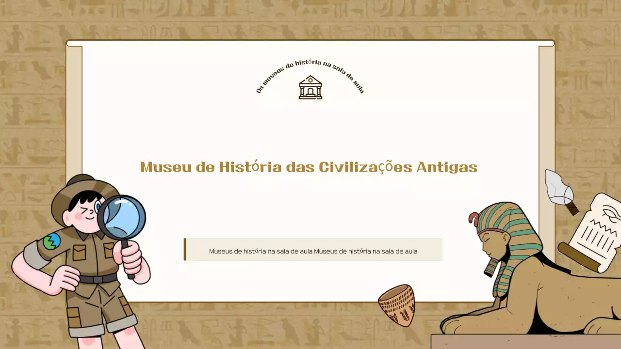 Exposição de História Vintage Brown