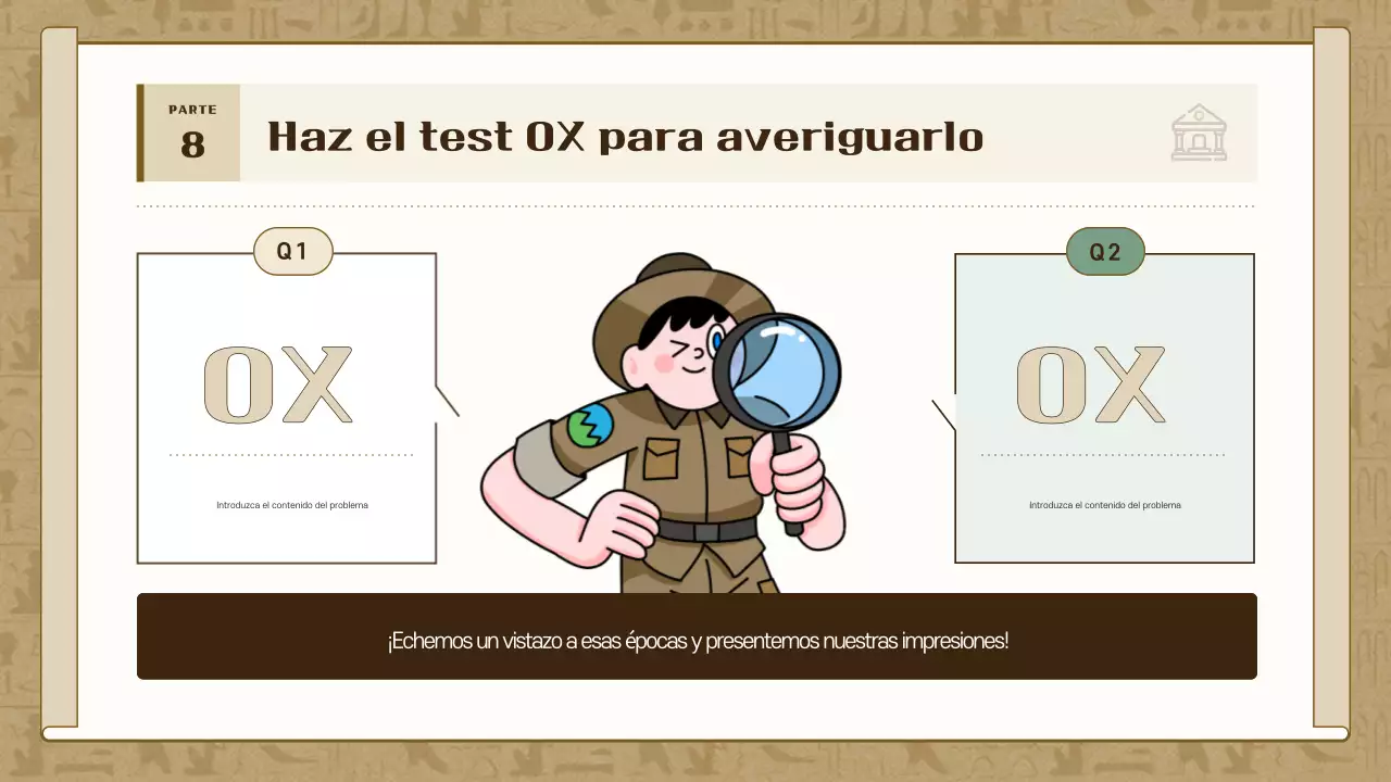 Exposición de historia de la época de Brown