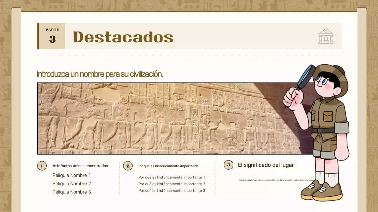 Exposición de historia de la época de Brown