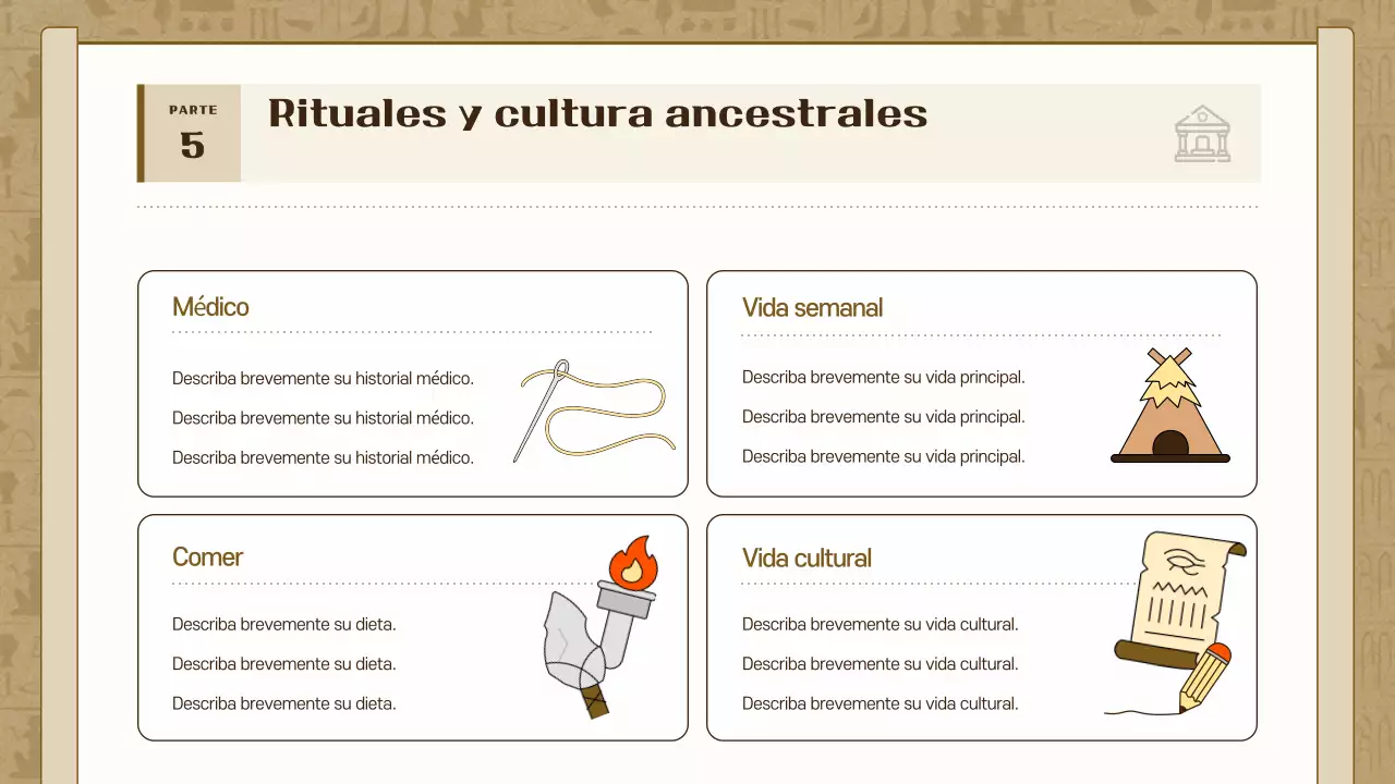 Exposición de historia de la época de Brown