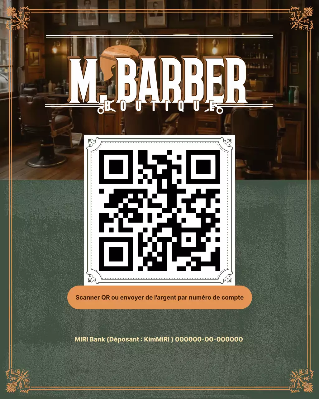 Guide du salon de coiffure vintage vert