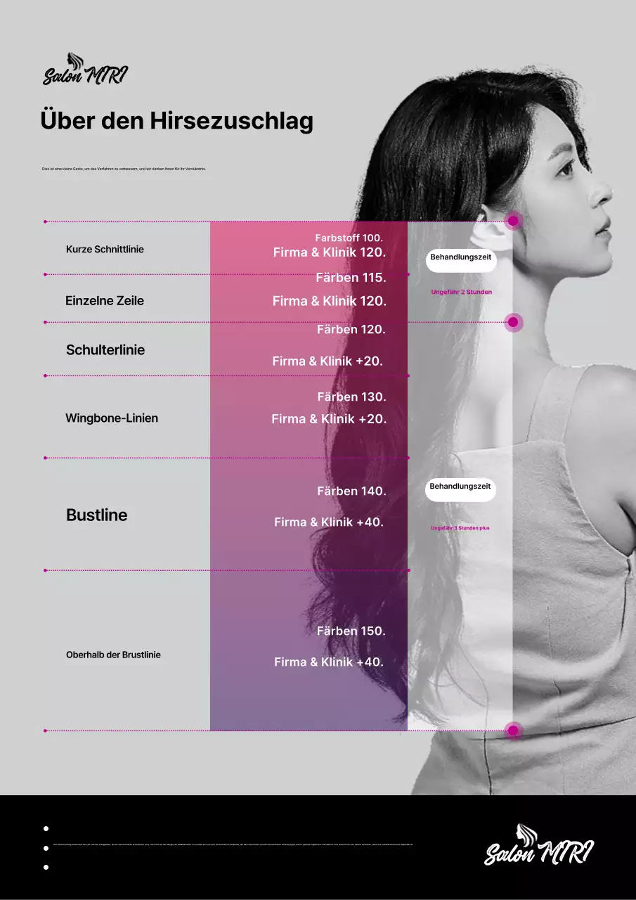 Grauer moderner Schönheitsratgeber
