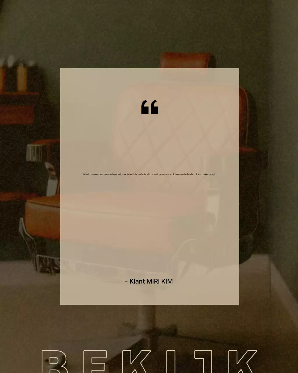 Beige Vintage Schoonheidssalon Promotie