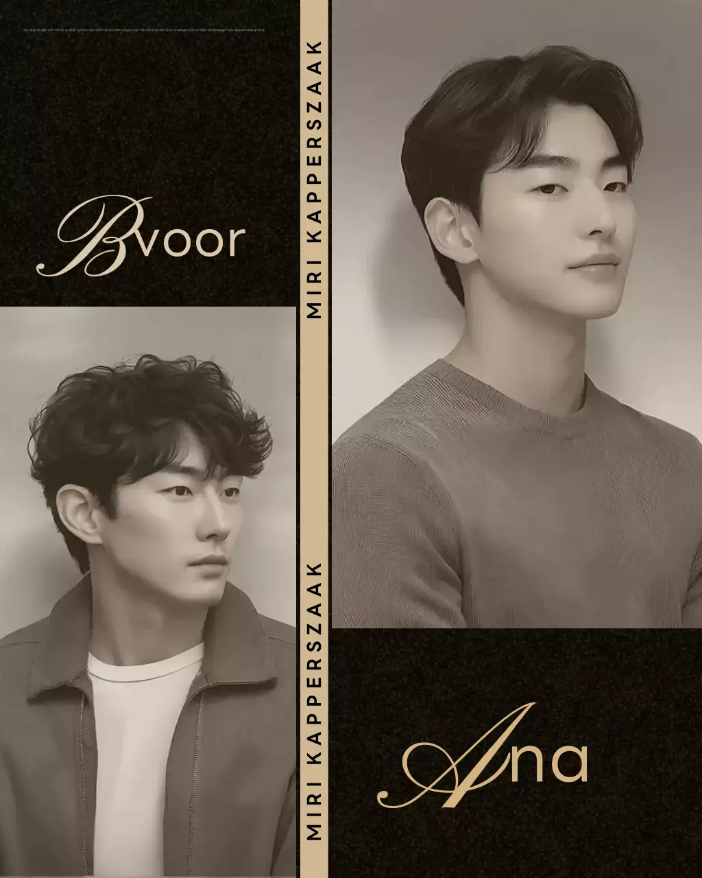 Beige Vintage Schoonheidssalon Promotie