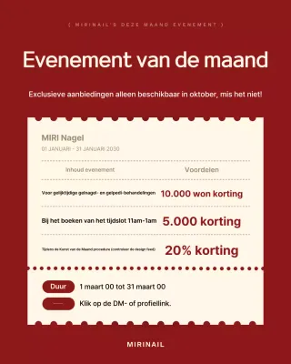 Rode moderne evenementengids