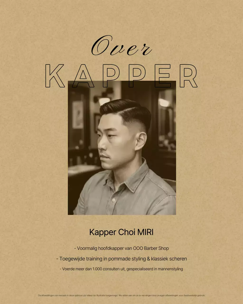 Beige Vintage Schoonheidssalon Promotie