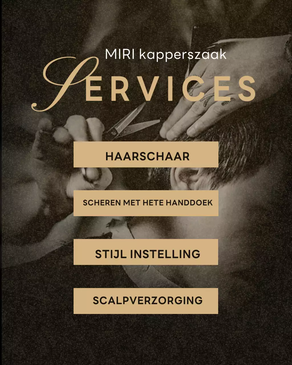 Beige Vintage Schoonheidssalon Promotie