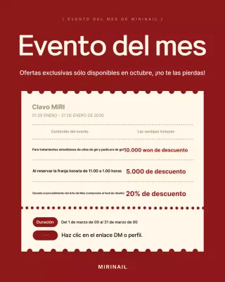 Guía de eventos de Red Modern