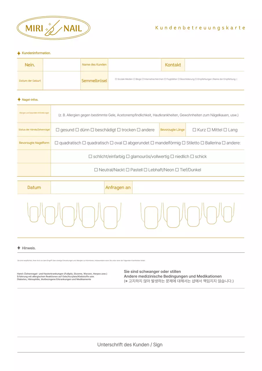 Beige Ordentliche Nagelpflege Schreibwaren