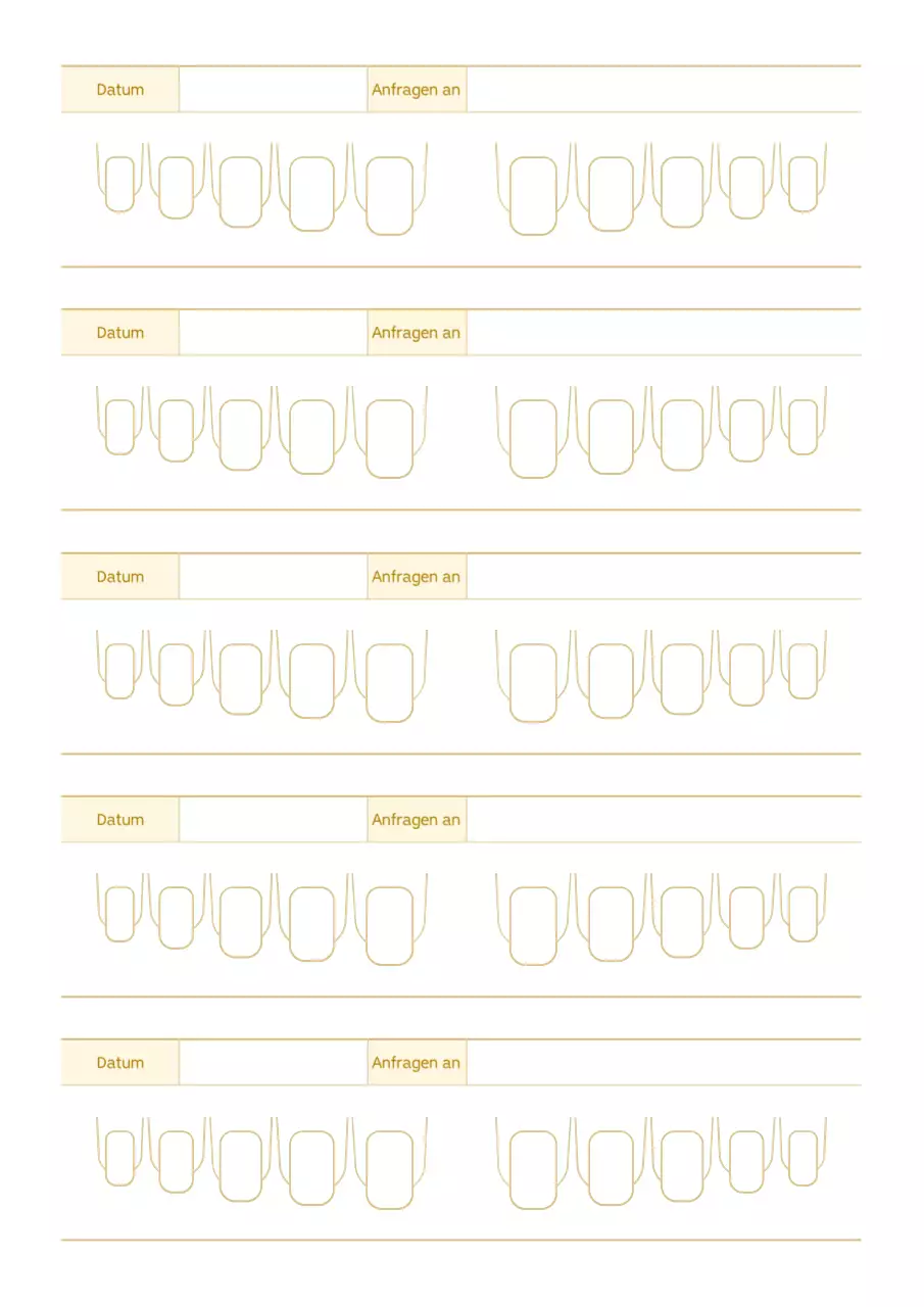 Beige Ordentliche Nagelpflege Schreibwaren