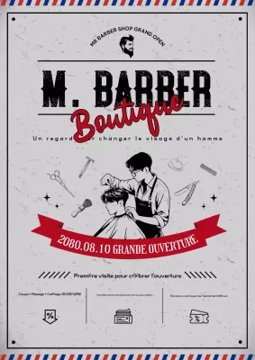 Événement d'ouverture du salon de beauté Gray Vintage