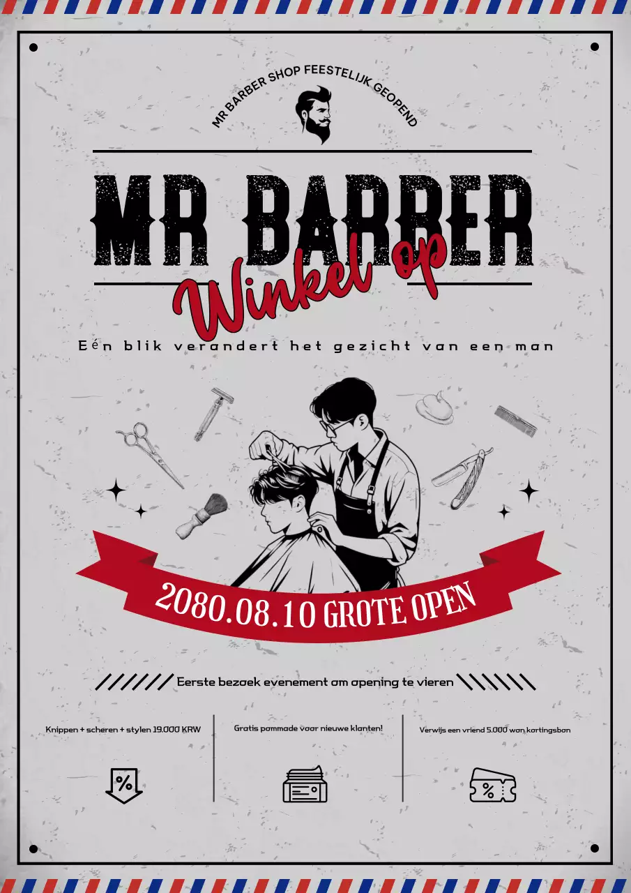 Openingsevenement van Gray Vintage Beauty Salon