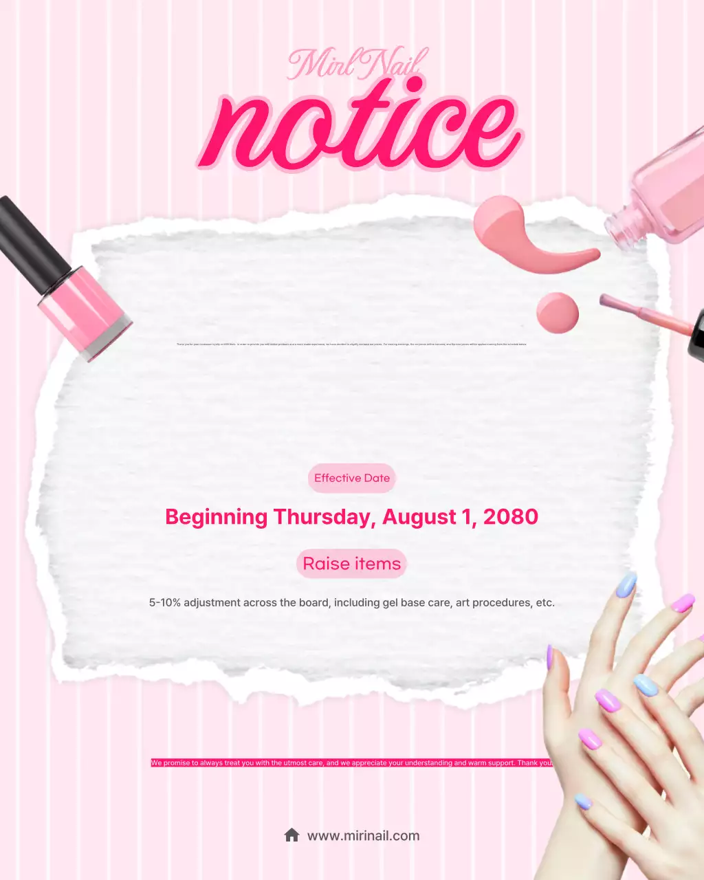 Pink Modern Nail Art Price Guide