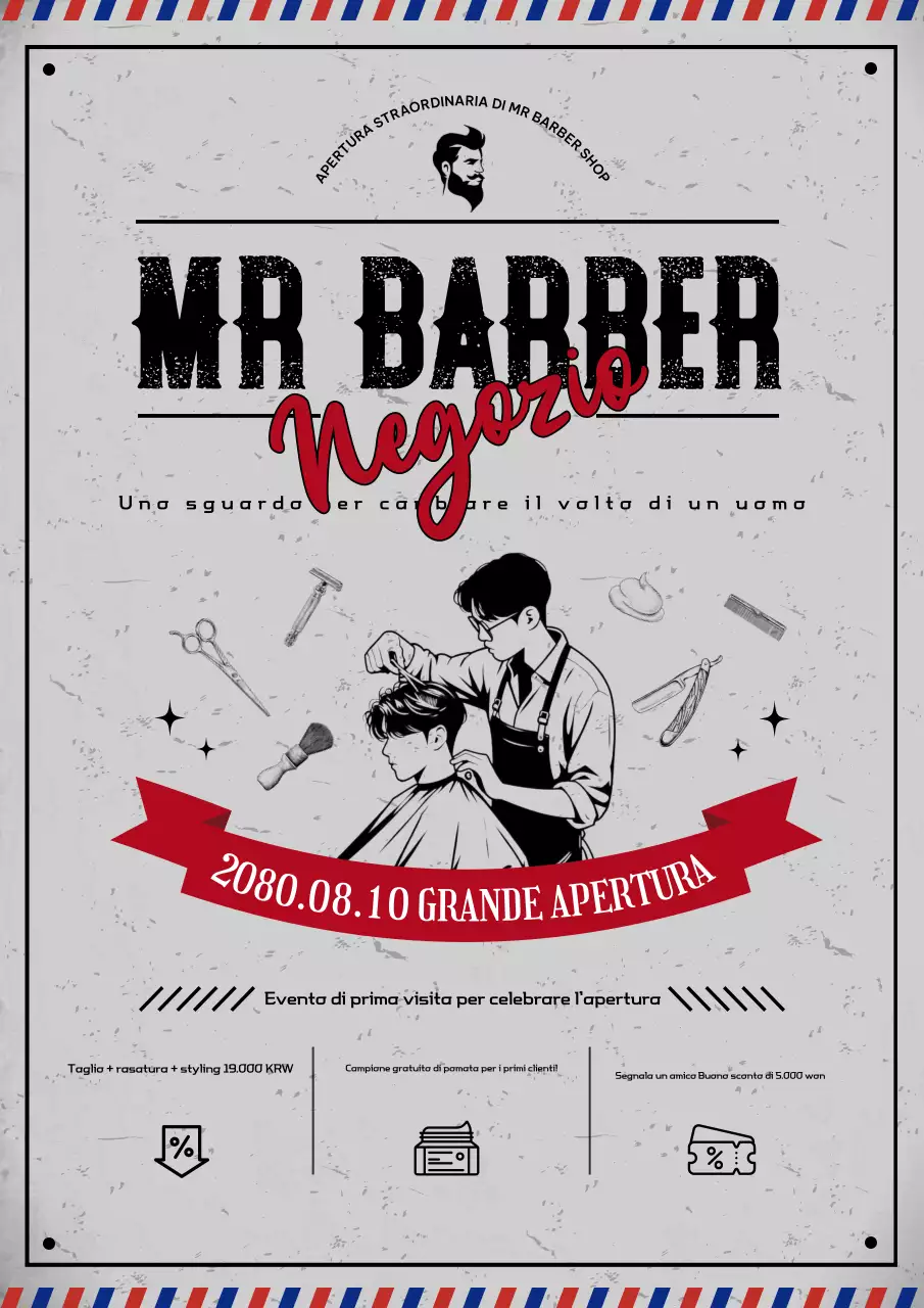 Evento di inaugurazione del Gray Vintage Beauty Salon