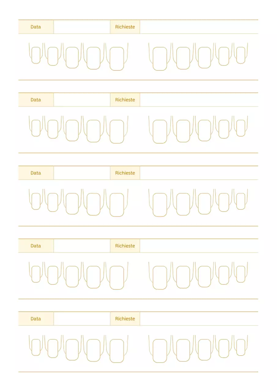 Articoli di cancelleria per la cura delle unghie beige