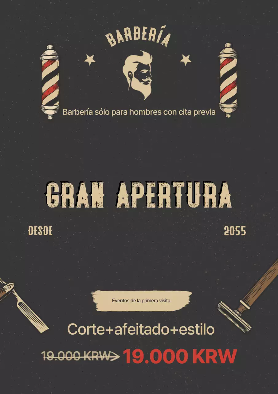 Evento de inauguración del salón de belleza Gray Vintage