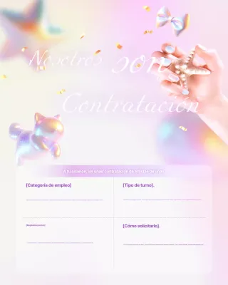 Anuncio de contratación de Pink Newtro Nail Art