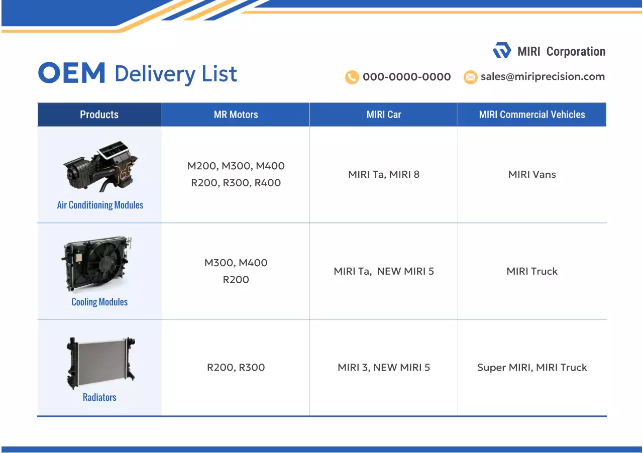 blue professional automotive catalog