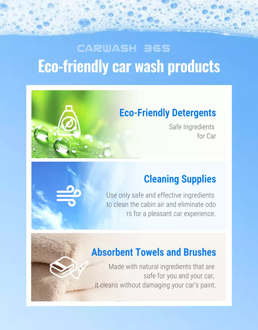 anúncio de serviço de carro moderno azul