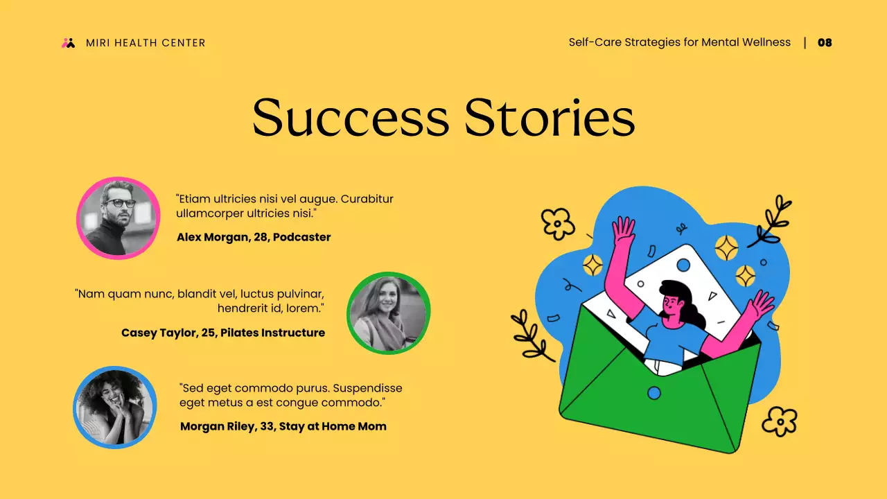 Yellow Modern Wellness Guide Presentation