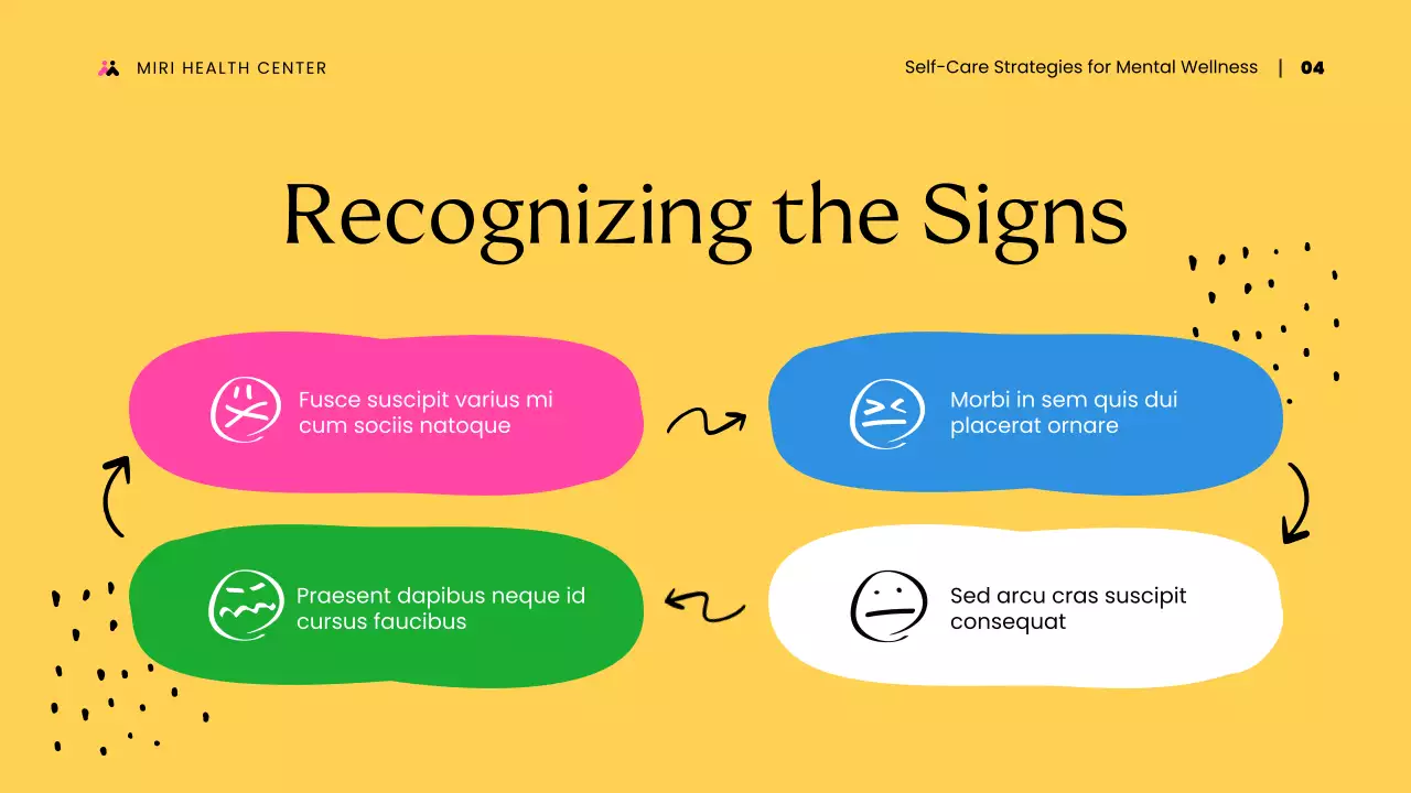 Yellow Modern Wellness Guide Presentation